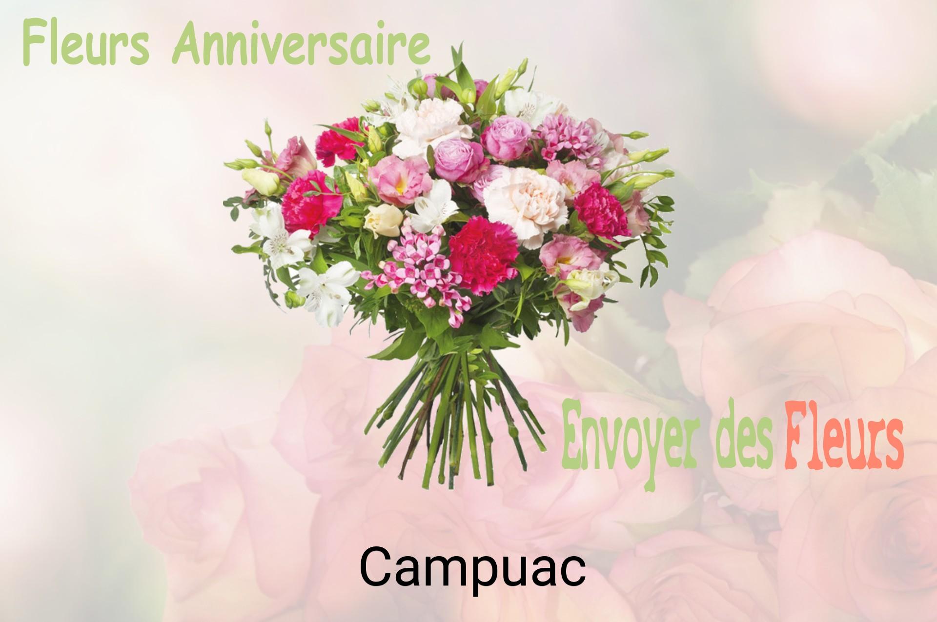 Bouquet de fleurs d’anniversaire livré à Campuac