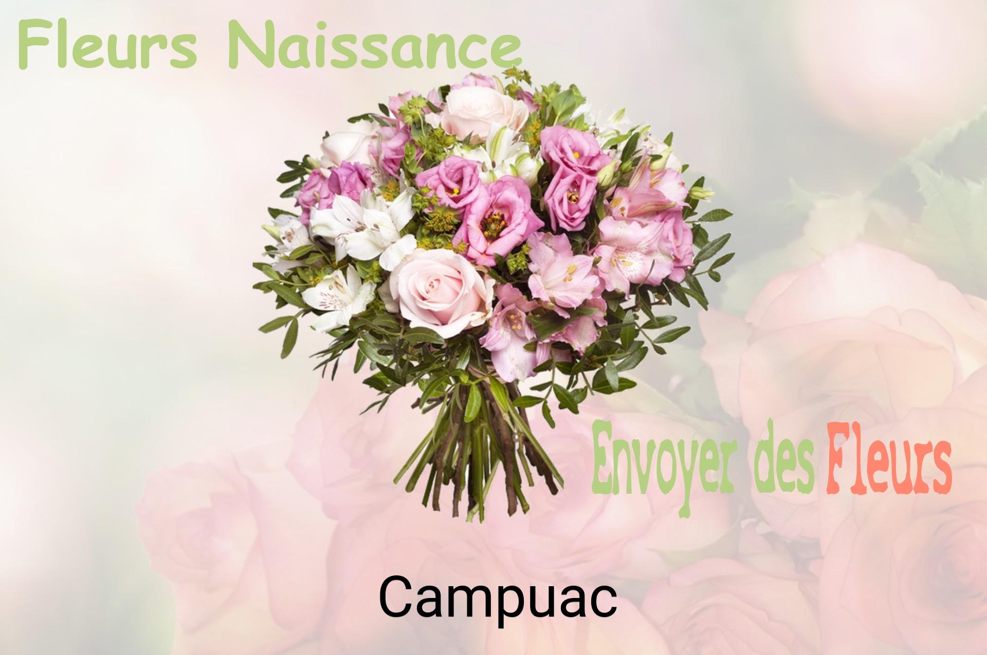 Bouquet de fleurs de naissance livré à Campuac